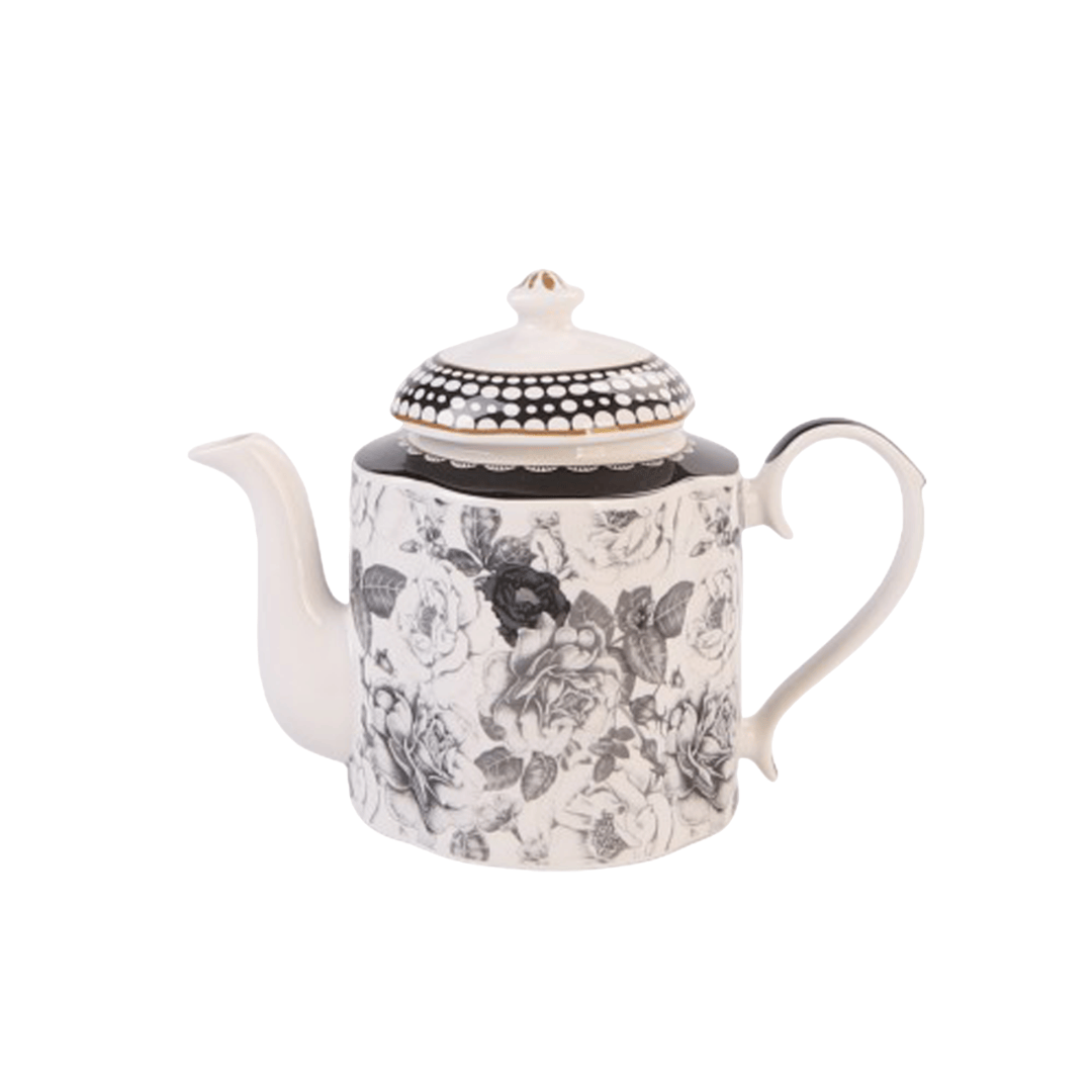 JENNA CLIFFORD - Black Rose Teapot