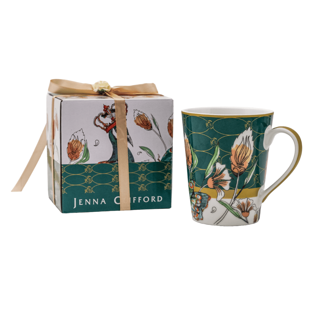 JENNA CLIFFORD - Peacock Coffee Mug (Available in 2 Designs)