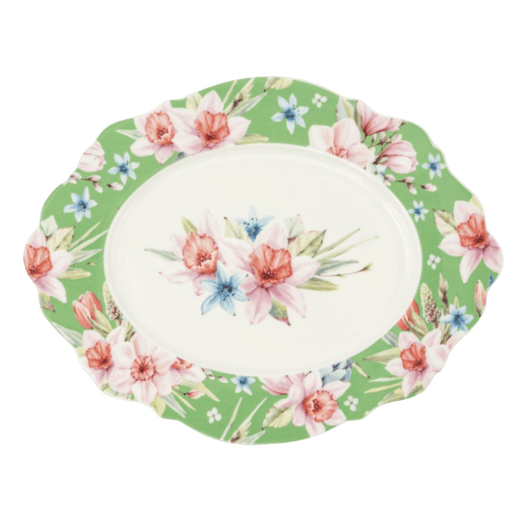 JENNA CLIFFORD - Jenna's Garden Oval Platter