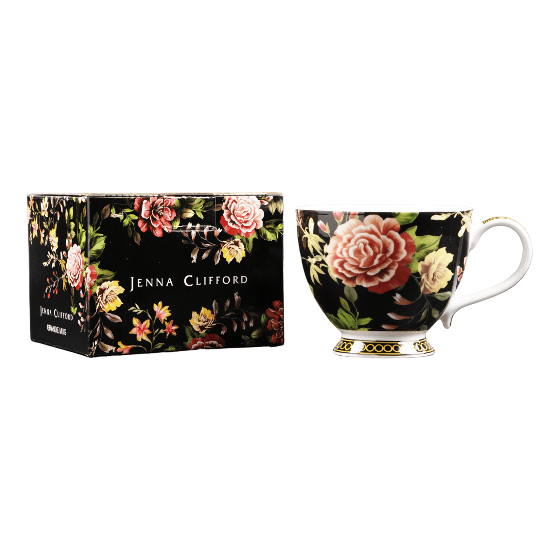 JENNA CLIFFORD - Botanica Rose Grande Mug in Gift Box