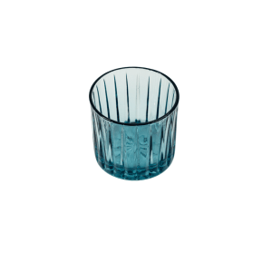 JENNA CLIFFORD - Hand Pressed Tumbler Glass Set of 4 (Choose from 3 Colours)