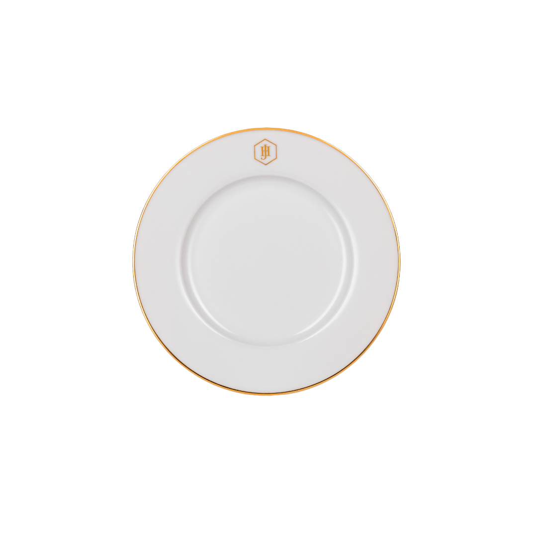 JAN - Gold Rimmed Side Plate
