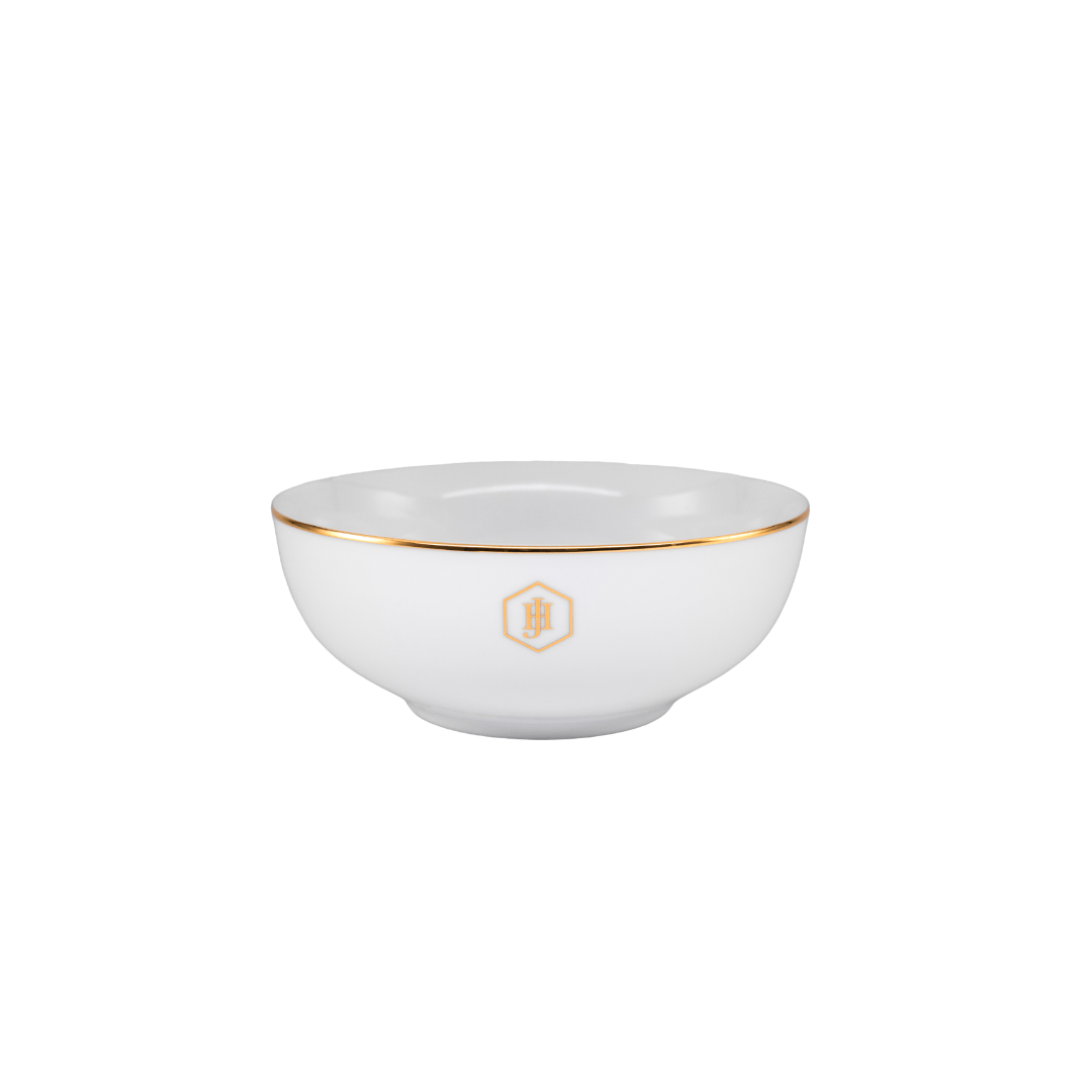 JAN - Gold Rimmed Cereal Bowl