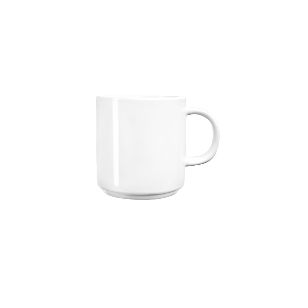 JAN - Flat Stackable Mug (choose from 4 colours)