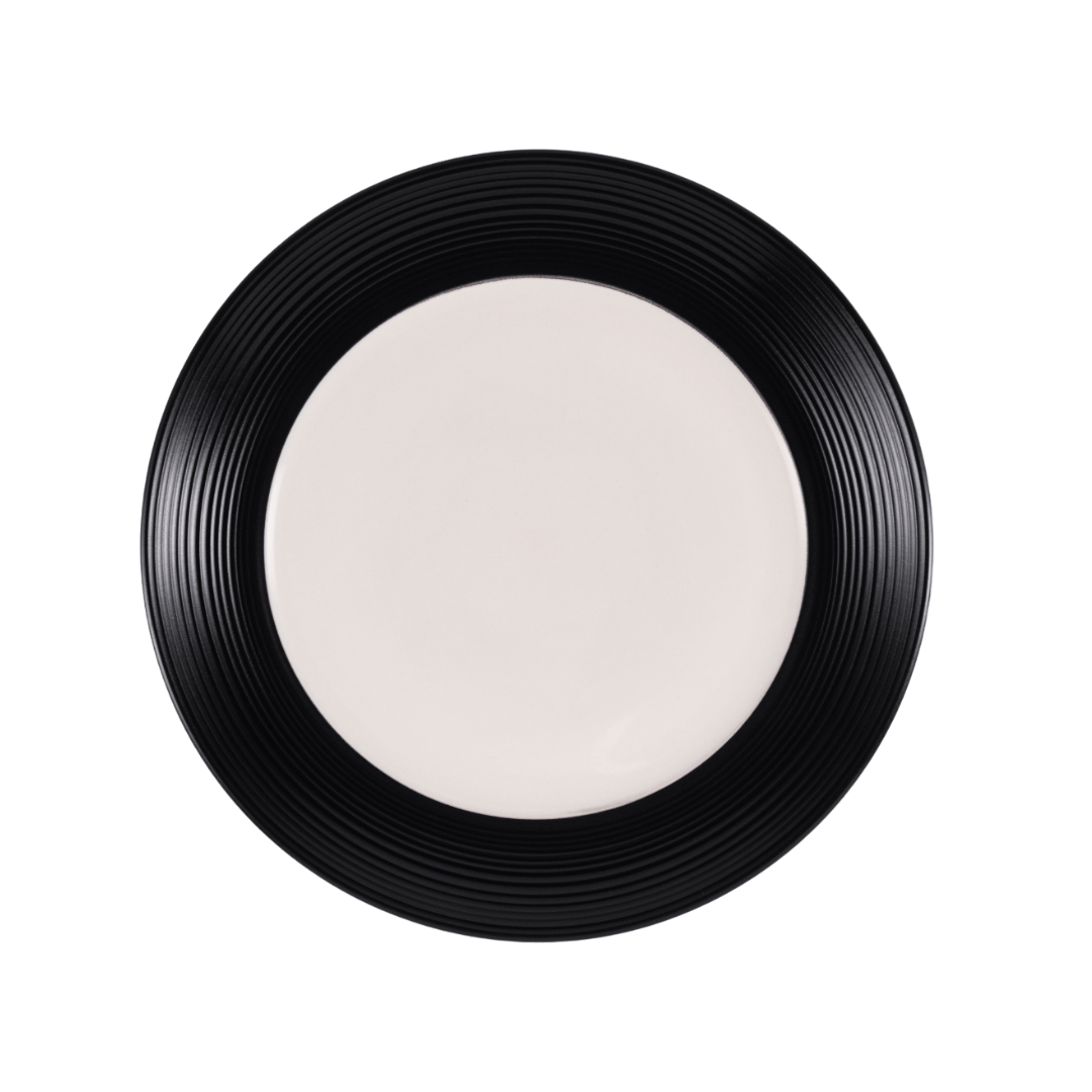 JAN - BlancNoir Dinner Plate