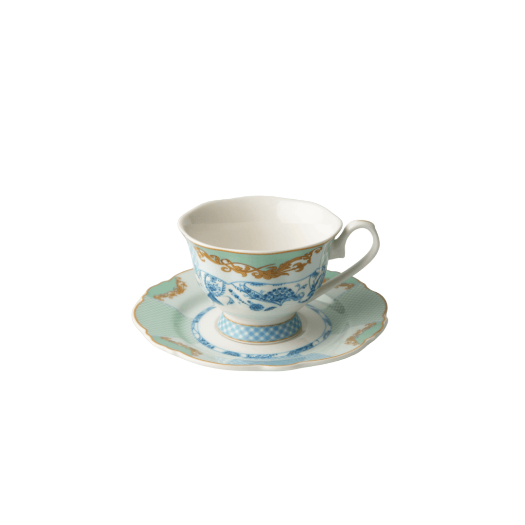 JENNA CLIFFORD - Italian Rose Cup & Saucer