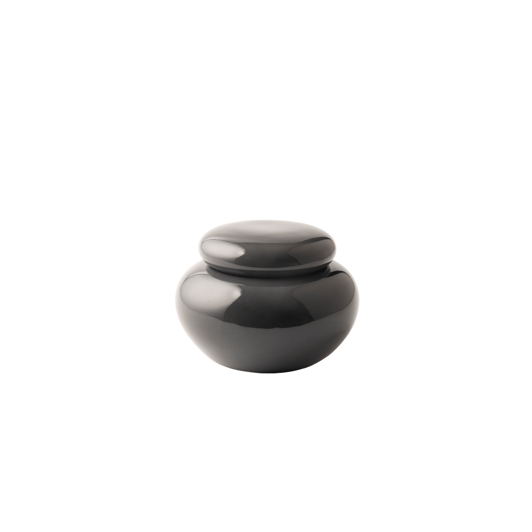 OMADA - Irregular Dark Grey Sugar Pot