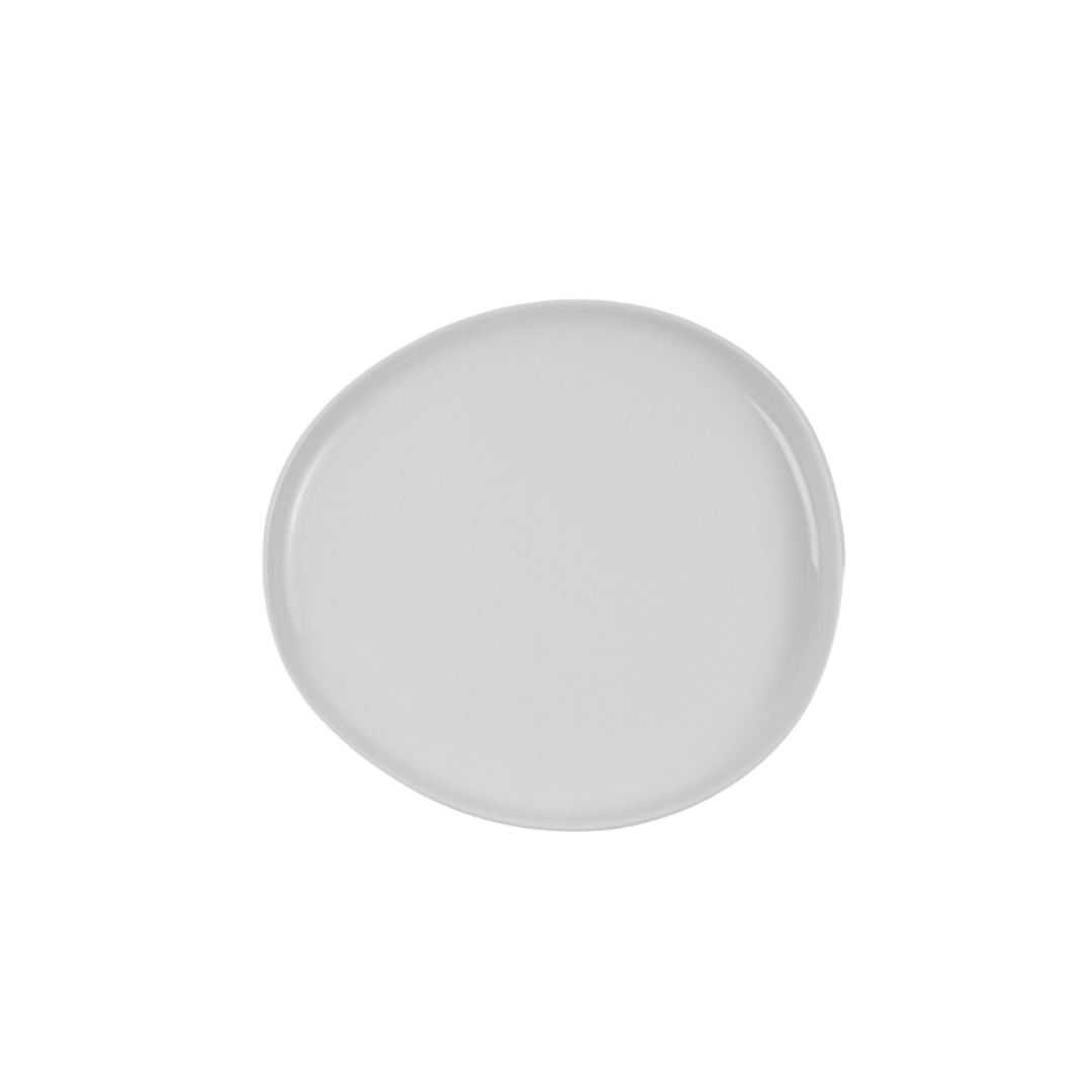 OMADA - Irregular Side Plate 23cm White