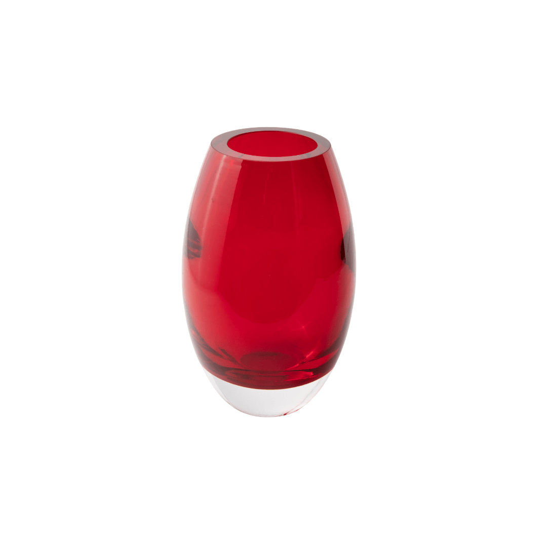 KROSNO - Red Vase Small 24cm