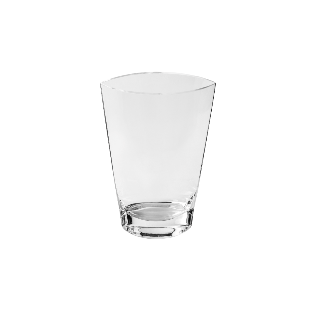 KROSNO - Clear Vase Large Oval 30cm