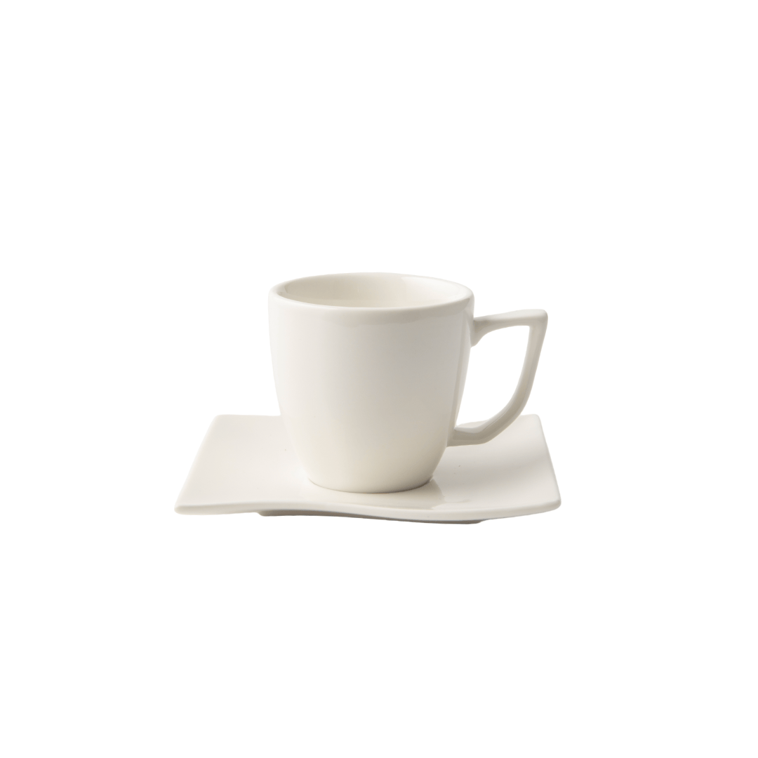 GALATEO - Square Espresso Cup & Saucer