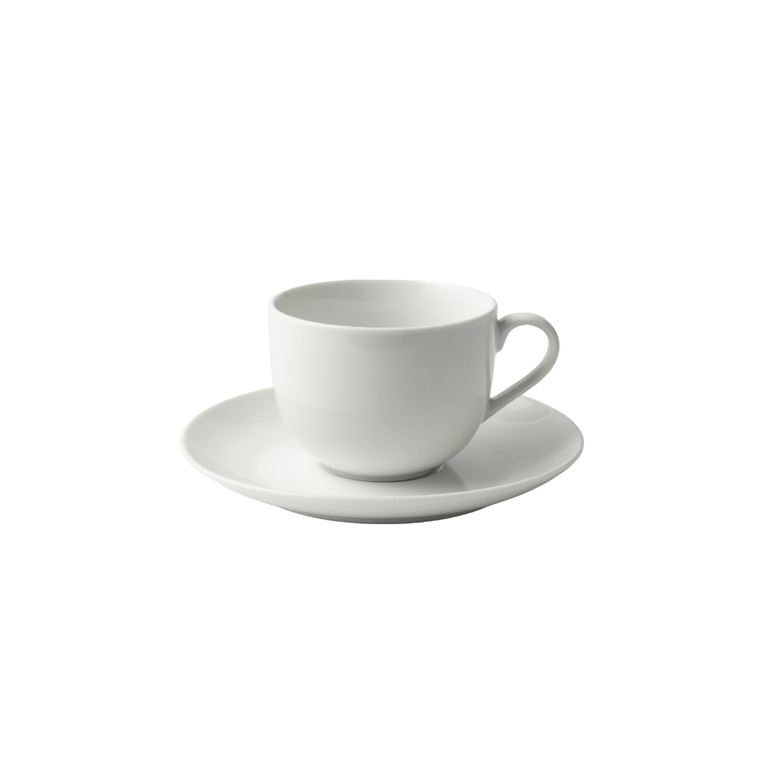 GALATEO - Super White Coupe Cup & Saucer
