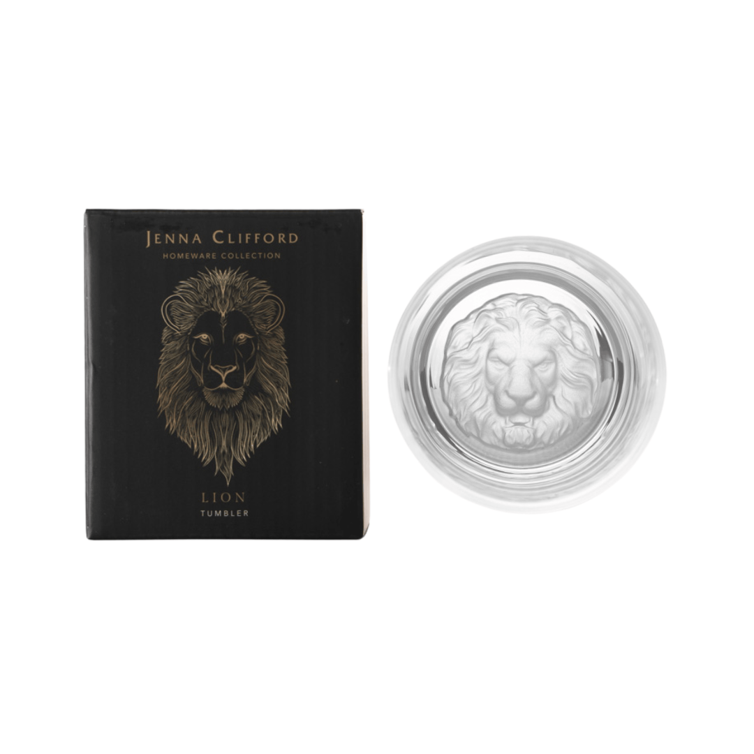 JENNA CLIFFORD - Frosted Lion Whisky Glass