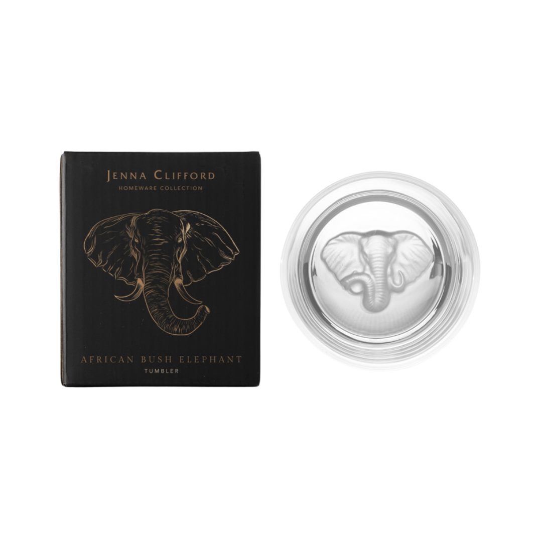 JENNA CLIFFORD - Frosted Elephant Whisky Glass