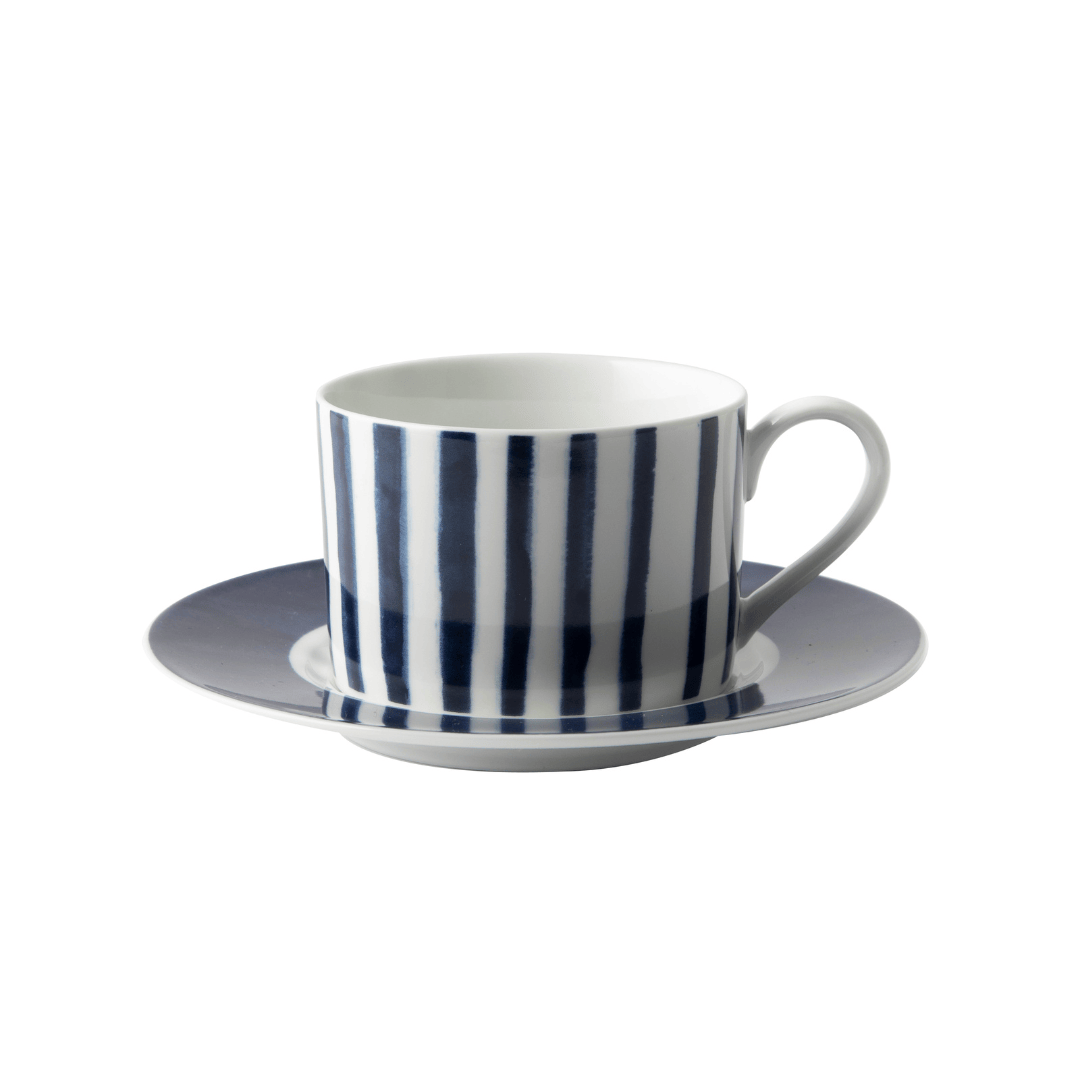 GALATEO - Blue Lines Cup & Saucer