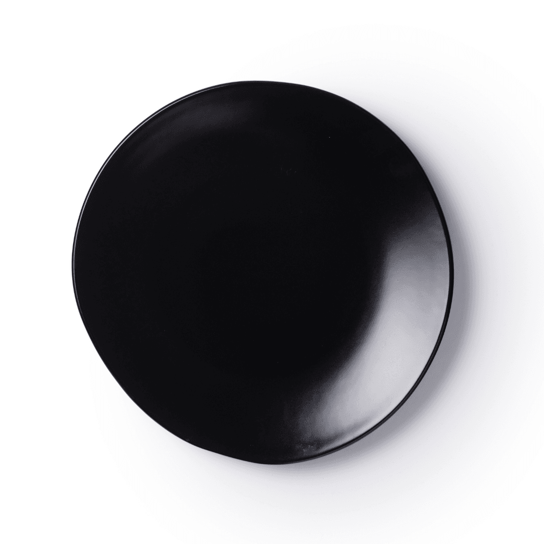 JAN - Noir et Noir Dinner Plate