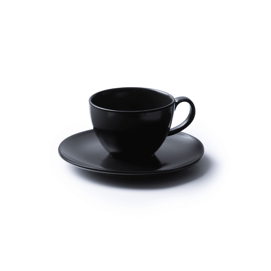 JAN - Noir et Noir Cup & Saucer