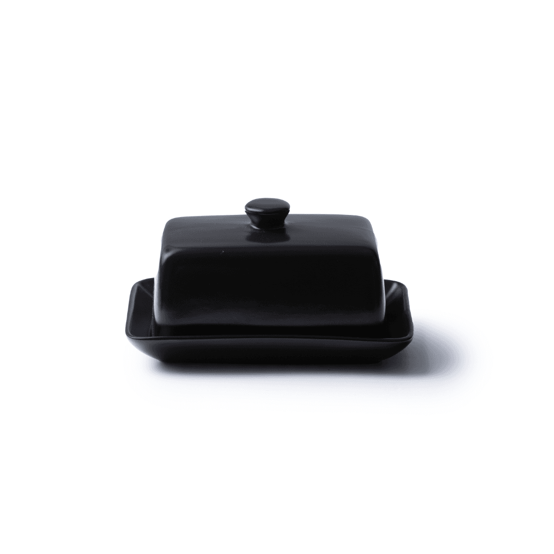 JAN - Noir et Noir Butter Dish