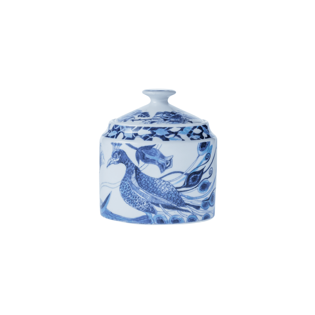 JENNA CLIFFORD - Peacock Sapphire Garden Sugar Pot