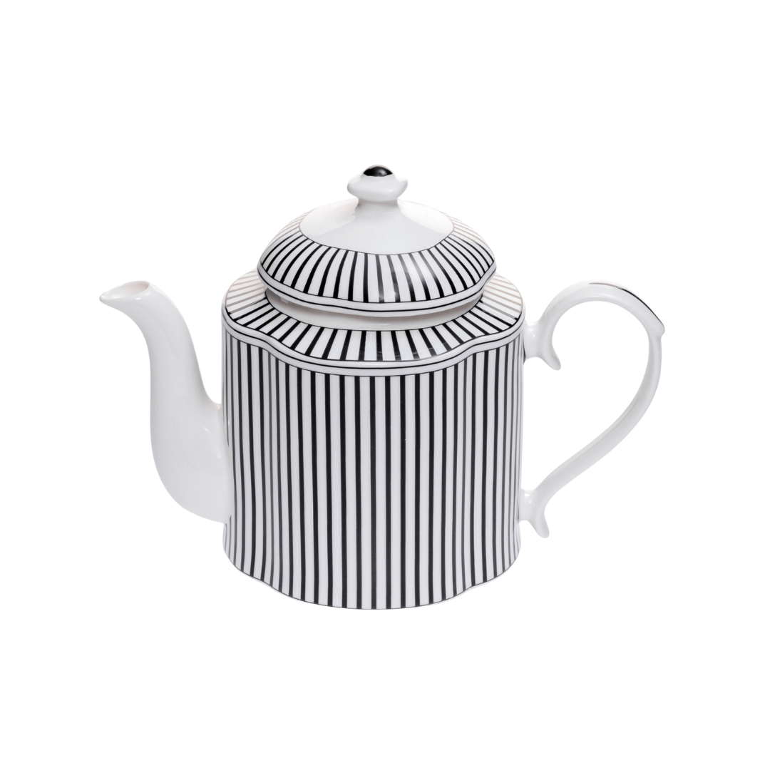 JENNA CLIFFORD - Ivory Noir Teapot