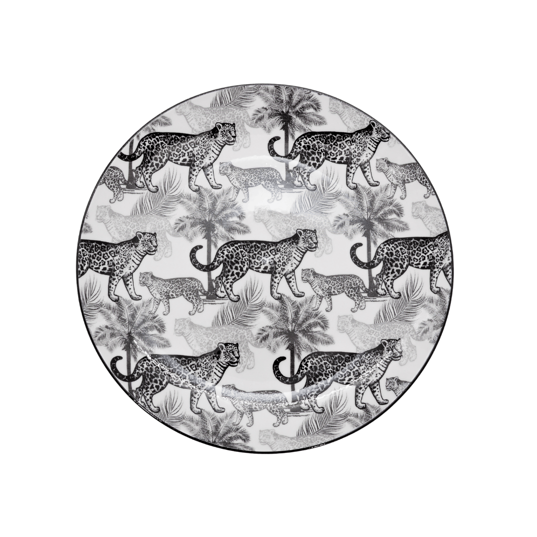 GALATEO - Pad Print 26.6cm Jaguar Dinner Plate