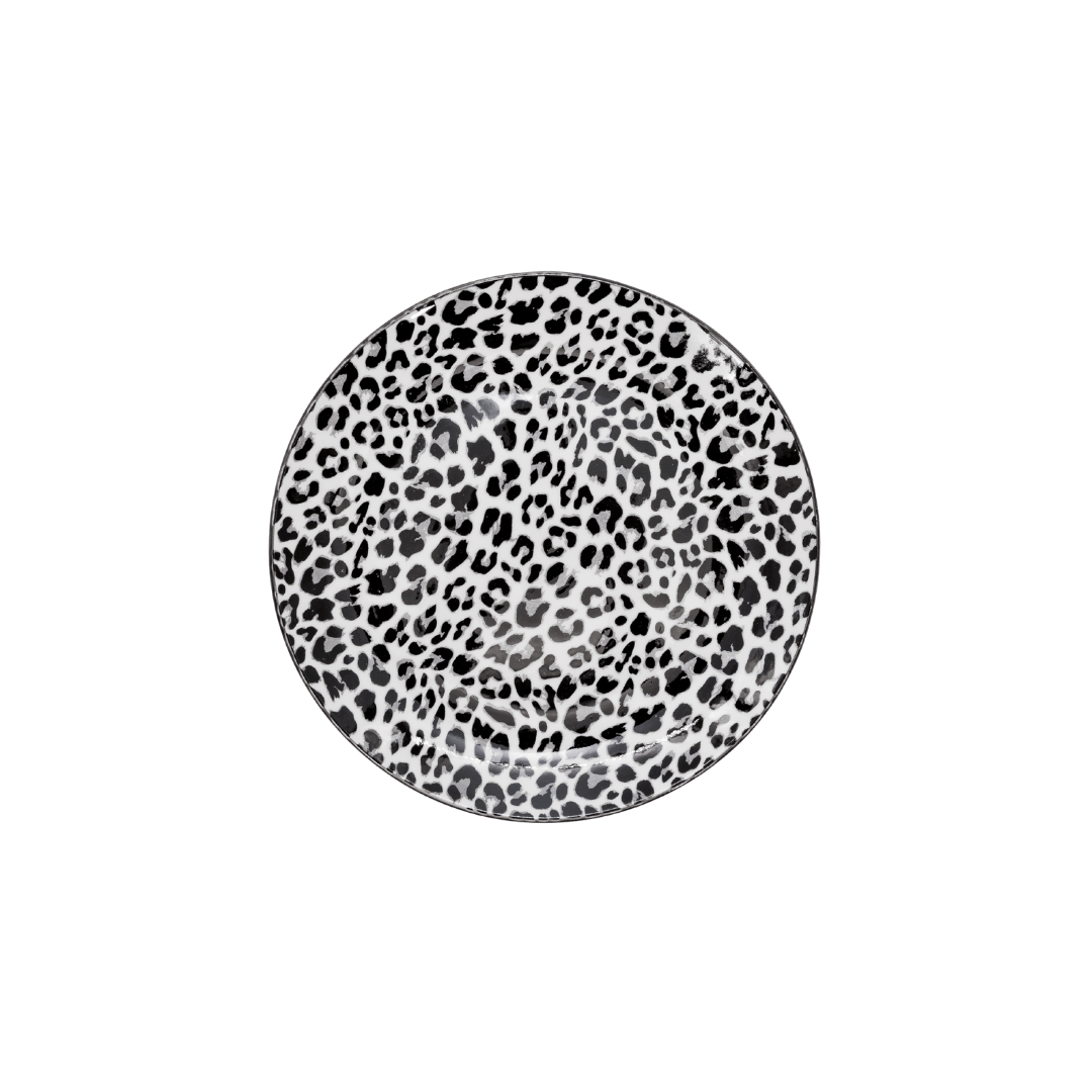 GALATEO - Pad Print 20cm Leopard Side Plate