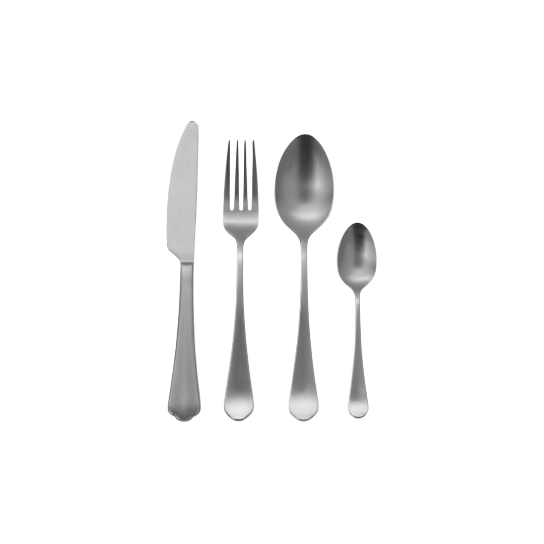 JENNA CLIFFORD - Modera 16-Piece Cutlery Set Silver