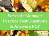 Servsafe Manager Study Guide Printable