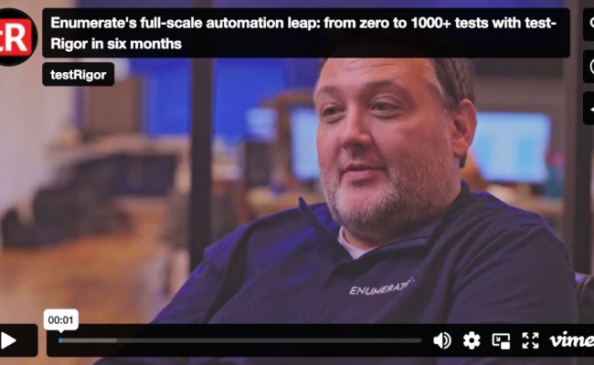 Test Automation Breakdown - TestRigor AI-Based Automated Testing Tool