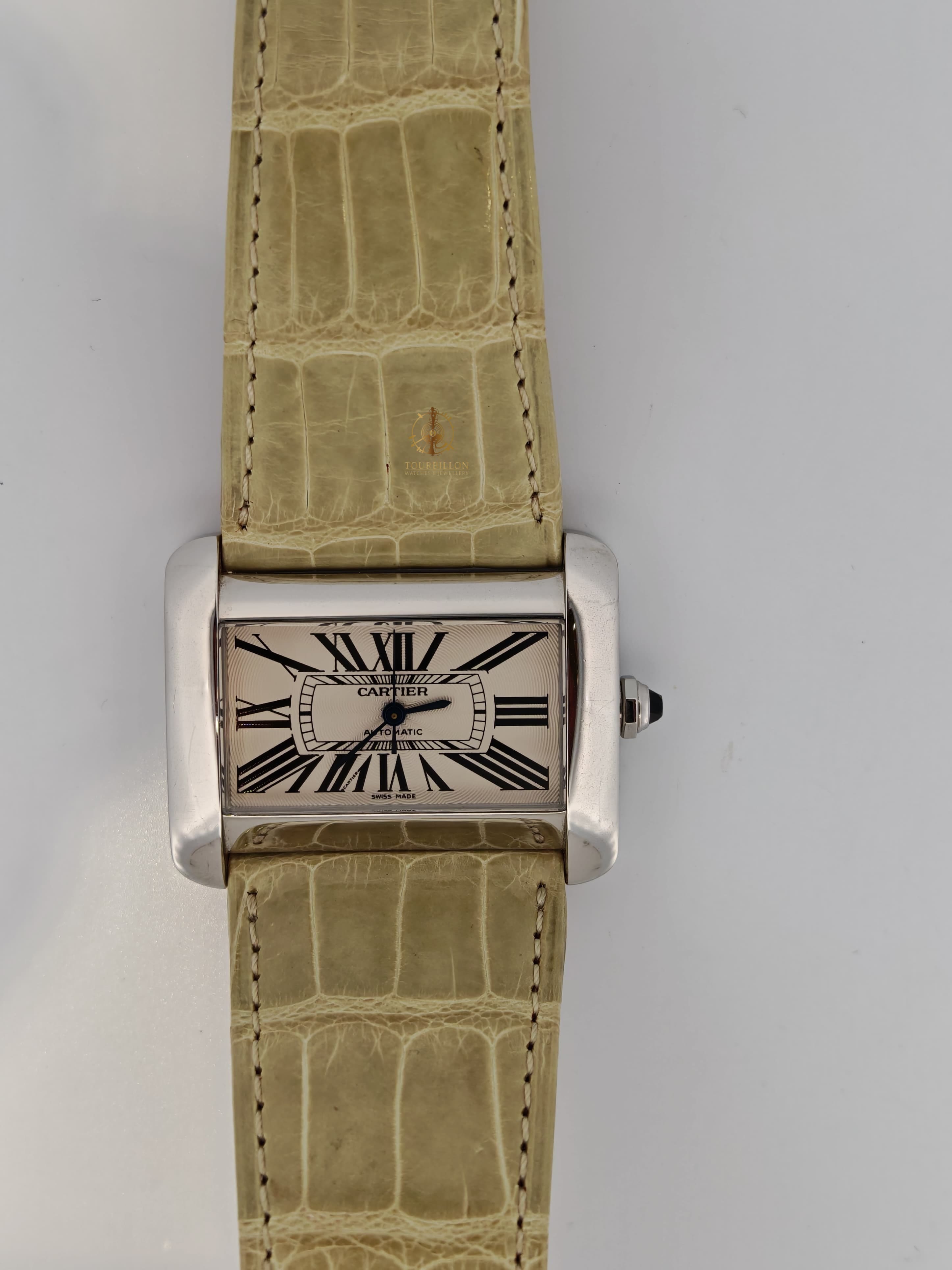 Cartier Tank Divan – 38mm Stainless Steel with Silver Dial W6300755