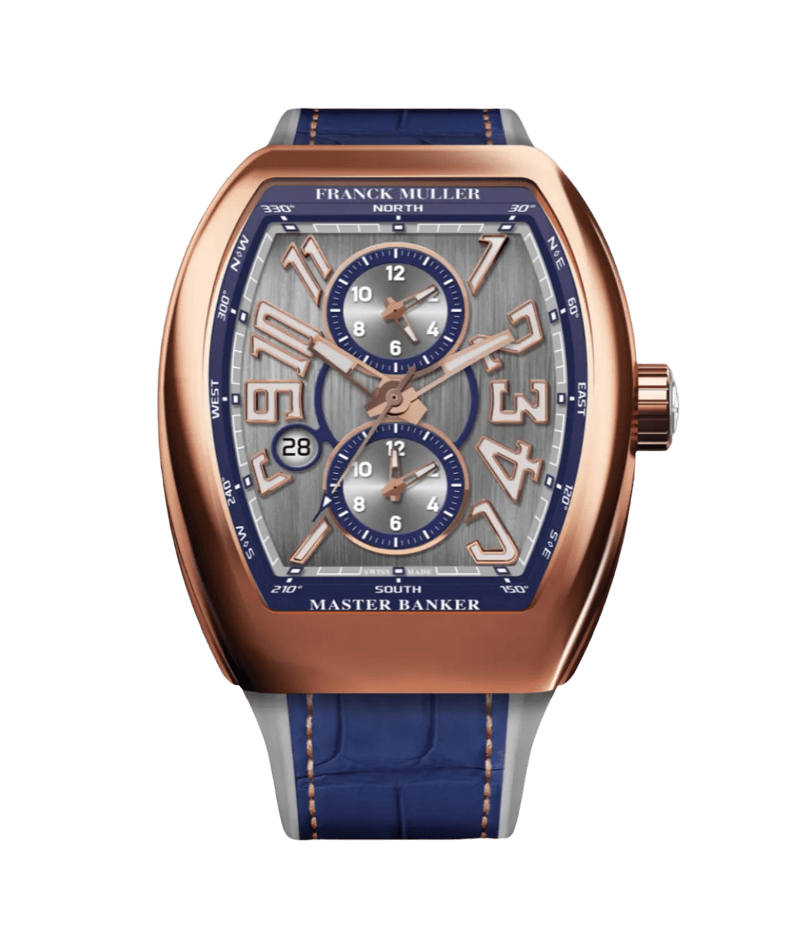 Franck Muller Vanguard 45mm Rose Gold V45 MB SC DT 5N BL