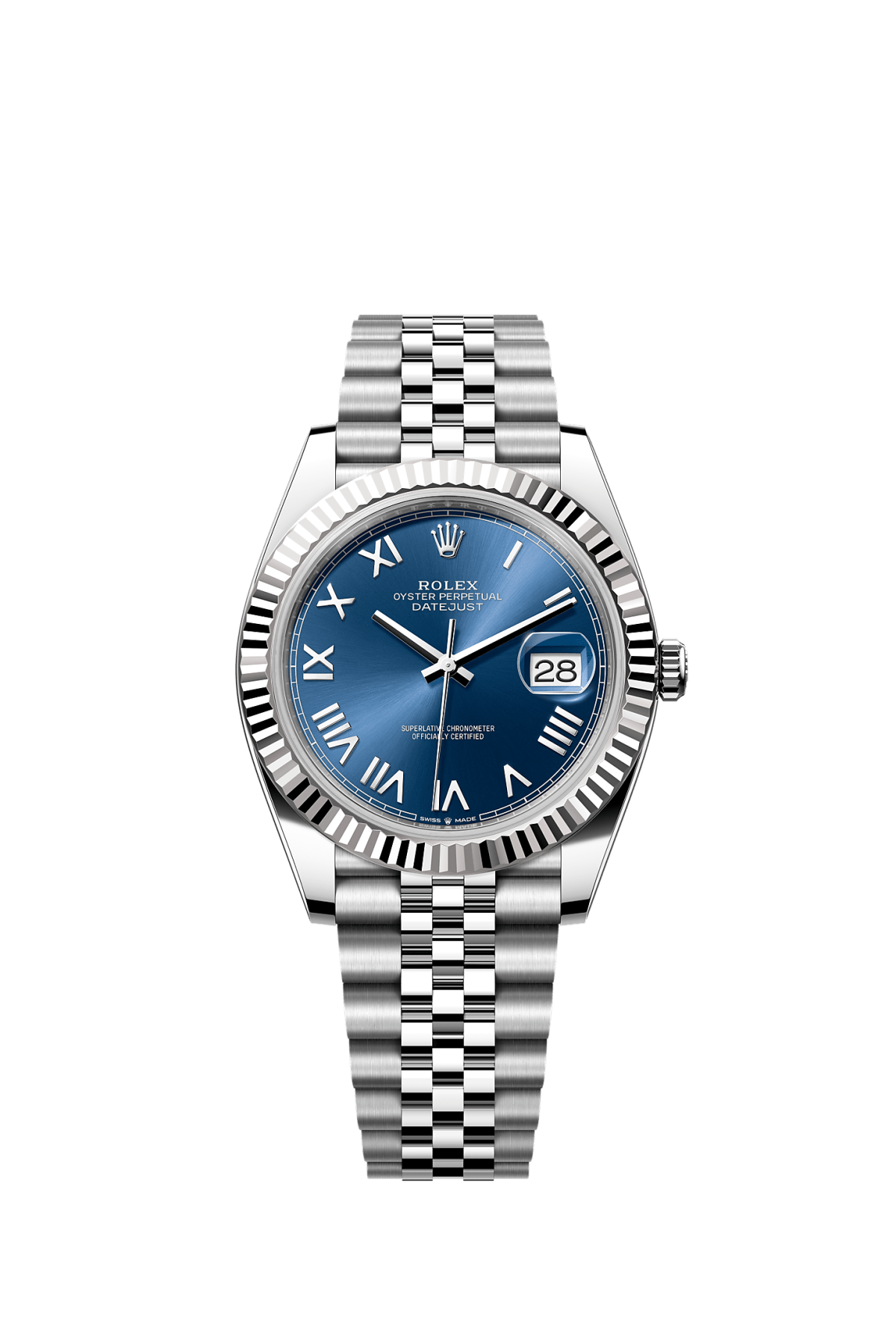 Rolex DateJust 41mm Blue with Roman 126334