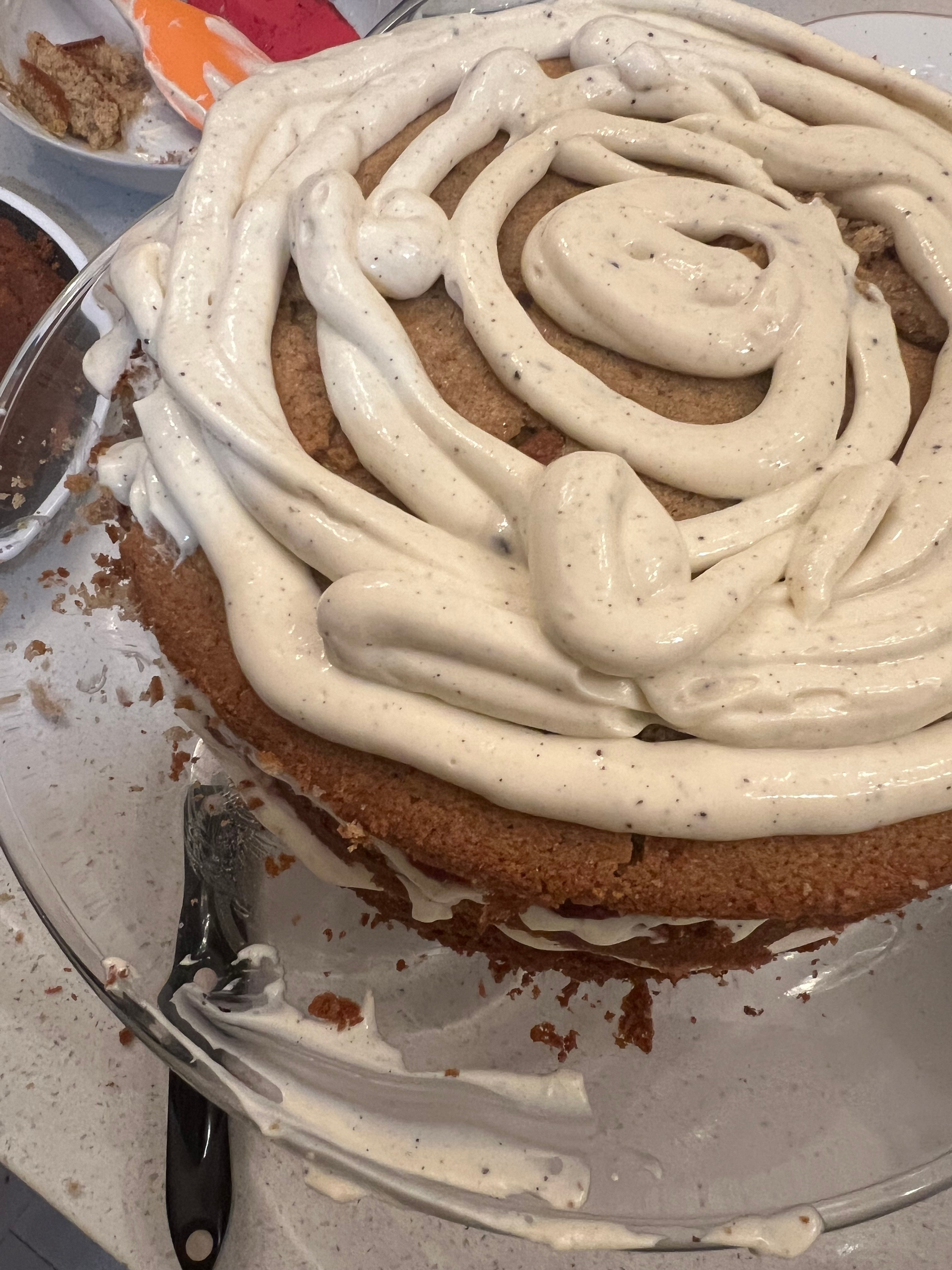 Fluffy cream cheese filling