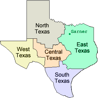 Map Of North East Texas Txregions 
