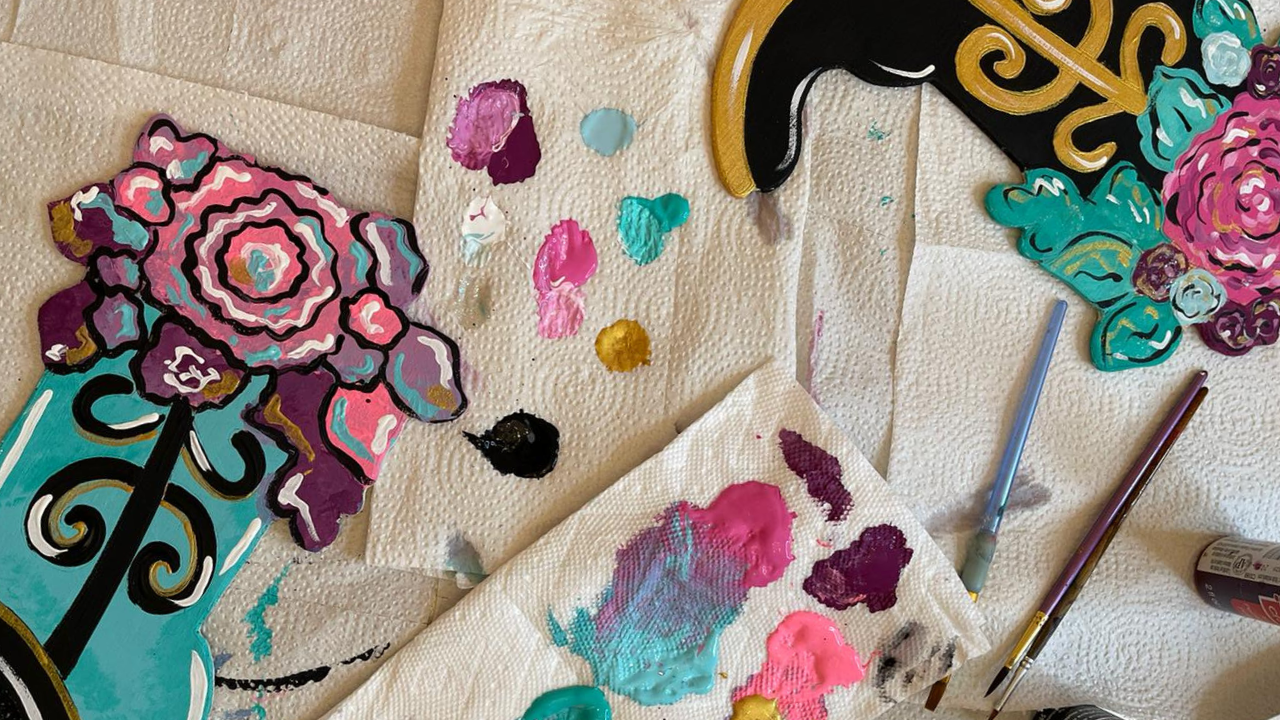 How To Paint This Adorable Cowboy Boot Door Hanger