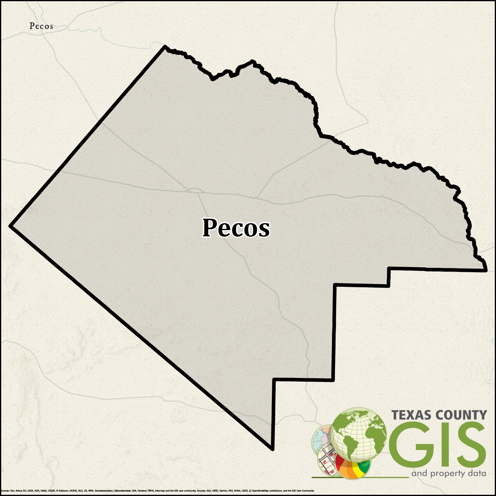 Pecos County GIS Shapefile And Property Data Texas County GIS Data Pecos 