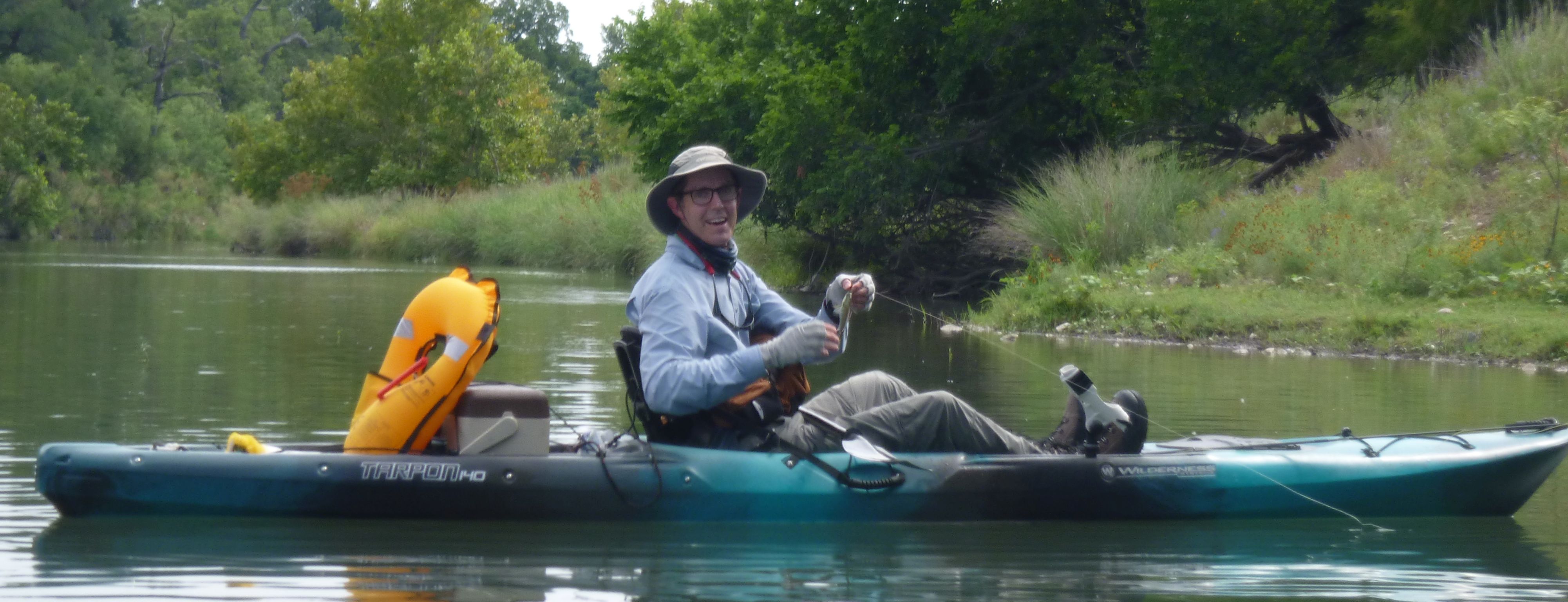 David is still catching fish