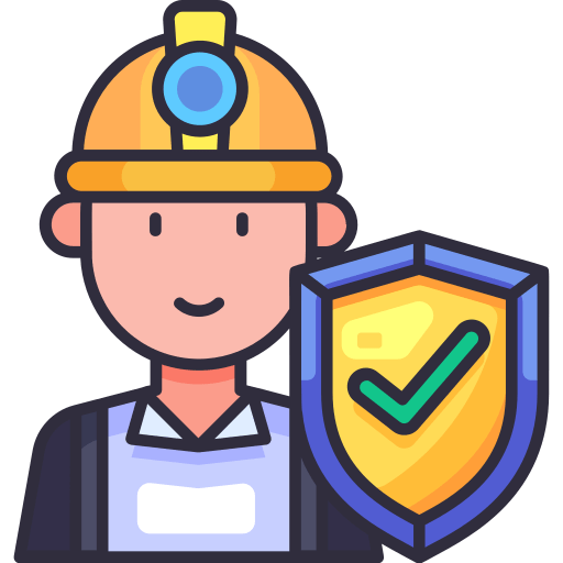 Experienced heavy equipment operator icon