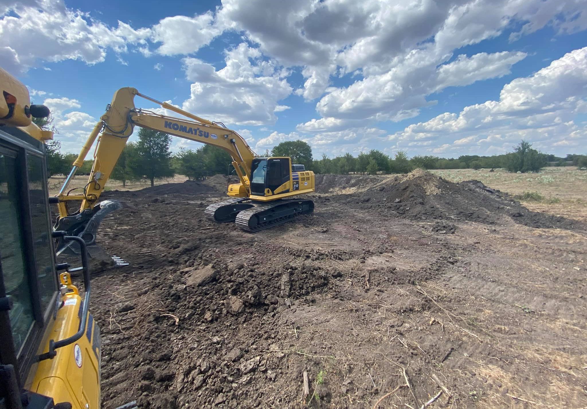 Excavation process by Texas Grading