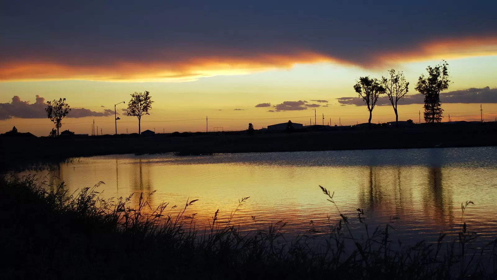 Lubbock, Texas at sunset