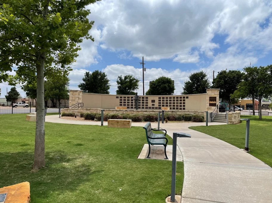 West Texas Walk of Fame with Buddy Holly statue, Lubbock, Texas