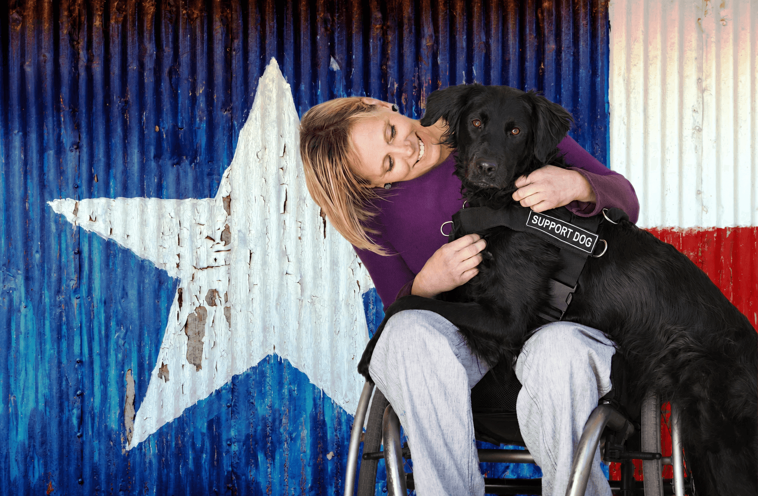Texas ESA letter support dog featured by Texas Service Animals