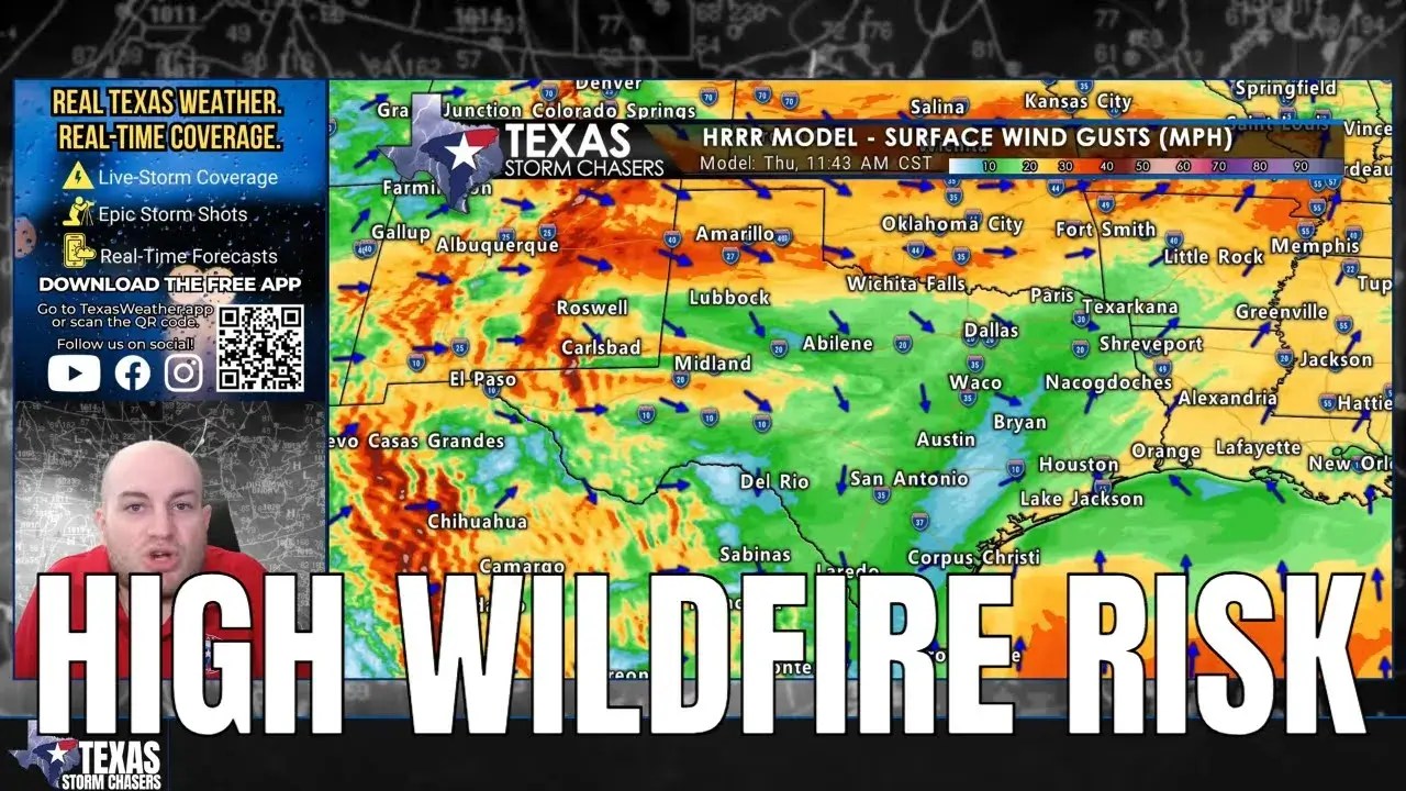 Texas Fire Danger High Panhandle Wildfire Update Feb 18 2026 20260218