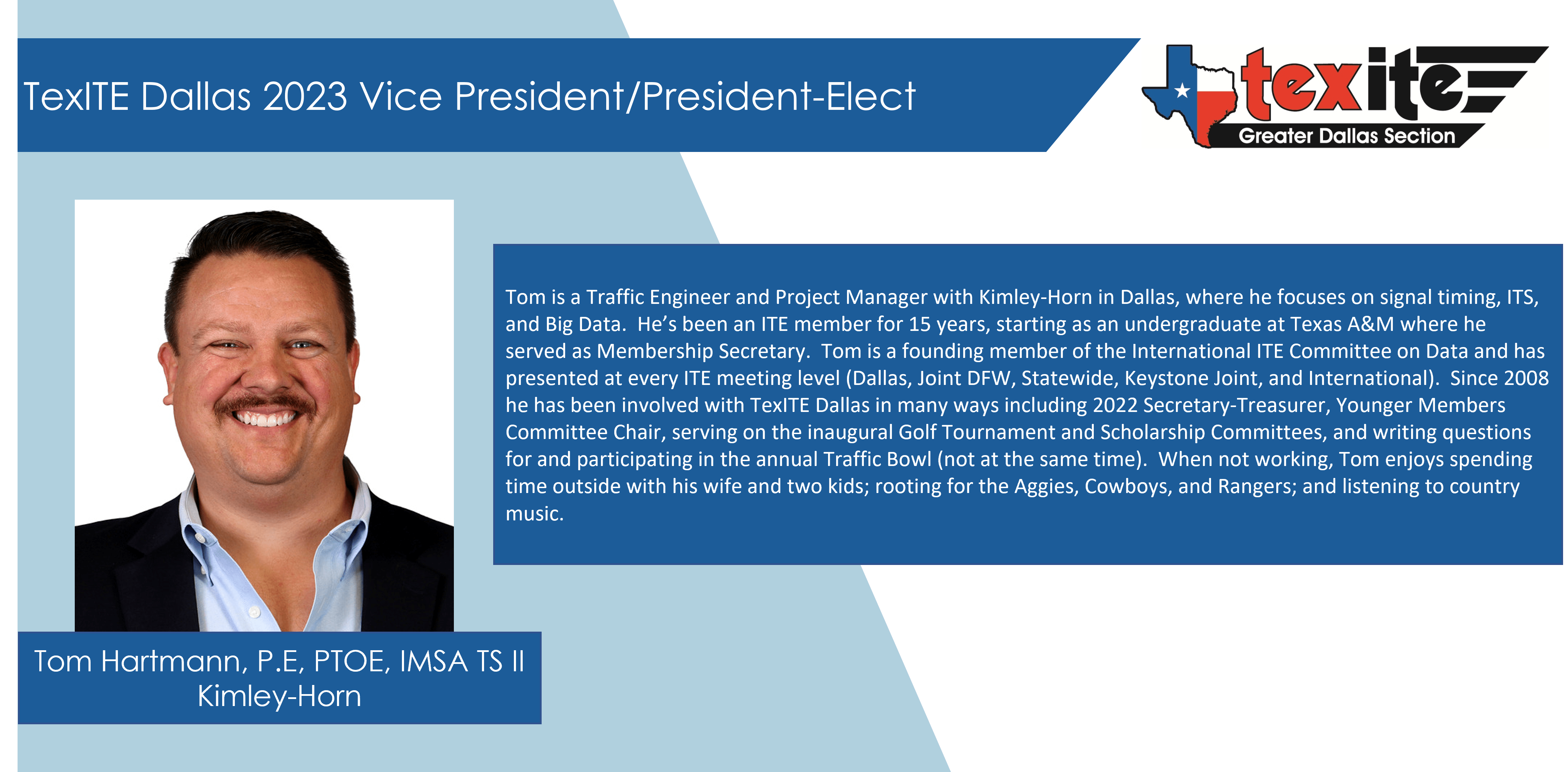 Greater Dallas Candidate Statements | TexITE