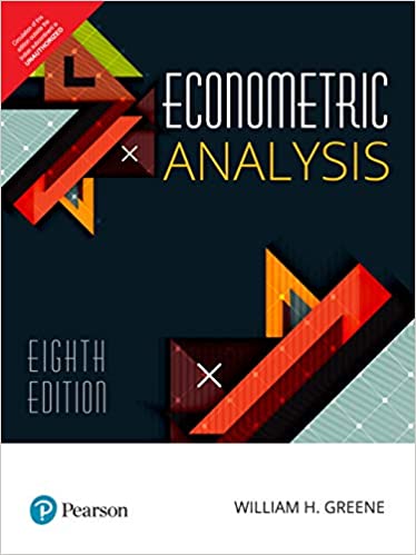 Econometric Analysis (8th Edition) by William H. Greene Format: PDF eTextbooks ISBN-13: 978-9353061074 ISBN-10: 9353061075 Delivery: Instant Download Authors: William H. Greene Publisher: PEARSON