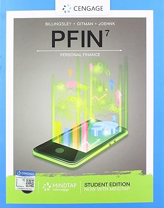 PFIN (7th Edition) Format: PDF eTextbooks ISBN-13: 978-0357033609 ISBN-10: 0357033604 Delivery: Instant Download Authors: Randall Billingsley Publisher: Cengage