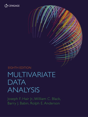 Multivariate Data Analysis by (8th Edition) Joseph F Hair Format: PDF eTextbooks ISBN-13: 978-9353501358 ISBN-10: 9353501350 Delivery: Instant Download Authors: Joseph F Hair Publisher: Cengage
