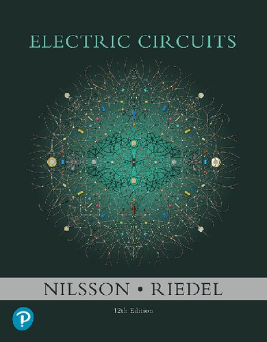 Electric Circuits (12th Edition) by James William Nilsson Format: PDF eTextbooks ISBN-13: 978-0137648375 ISBN-10: 0137648375 Delivery: Instant Download Authors: James William Nilsson Publisher: Pearson