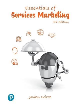 Essentials of Services Marketing (4th Edition) by Jochen Wirtz Format: PDF eTextbooks ISBN-13: 978-1292425191 ISBN-10: 1292425199 Delivery: Instant Download Authors: Jochen Wirtz Publisher: Pearson
