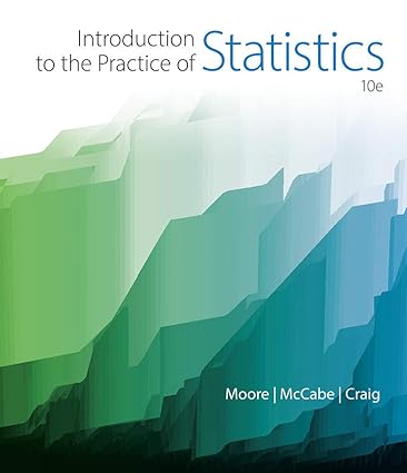 Introduction to the Practice of Statistics (Tenth Edition) Format: PDF eTextbooks ISBN-13: 978-1319244446 ISBN-10: 1319244440 Delivery: Instant Download Authors: David S. Moore Publisher: W. H. Freeman